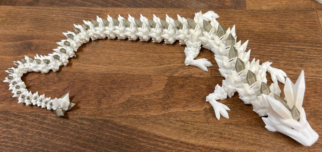 Large Cinderwing Crystal Dragon